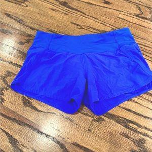 Lululemon Speed Up Short - Blue - Size 6